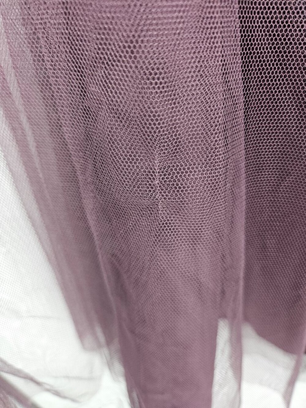 BHLDN Jenny Yoo Collection Louise Tulle Maxi Skirt Burgundy Women's Size 0 Party - Picture 9 of 9